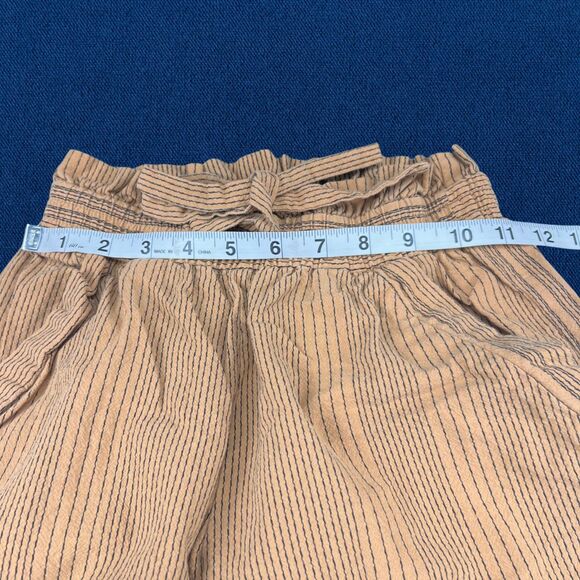 Senna Sky Pants Womens XS Brown Stripes Indie Scandinavian Breathable Pull On - Picture 3 of 11